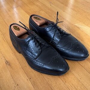 Oxford Black Leather Men's Dress Shoes